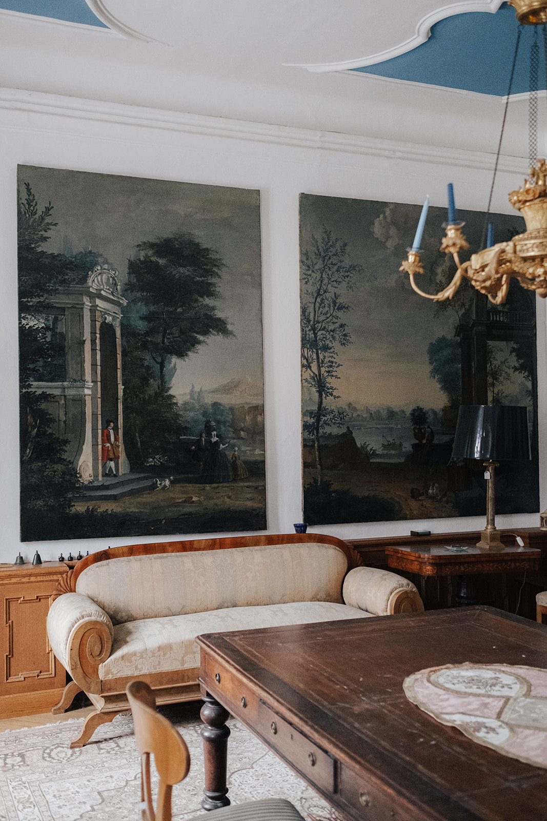 Fürstenzimmer Schloss Sinning Sektempfang